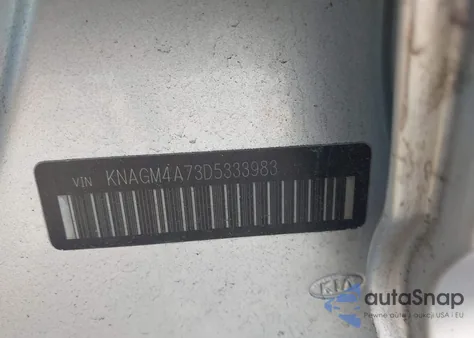 2013 Kia Optima Lx из США, поврежденный, VIN KNAGM4A73D5333983